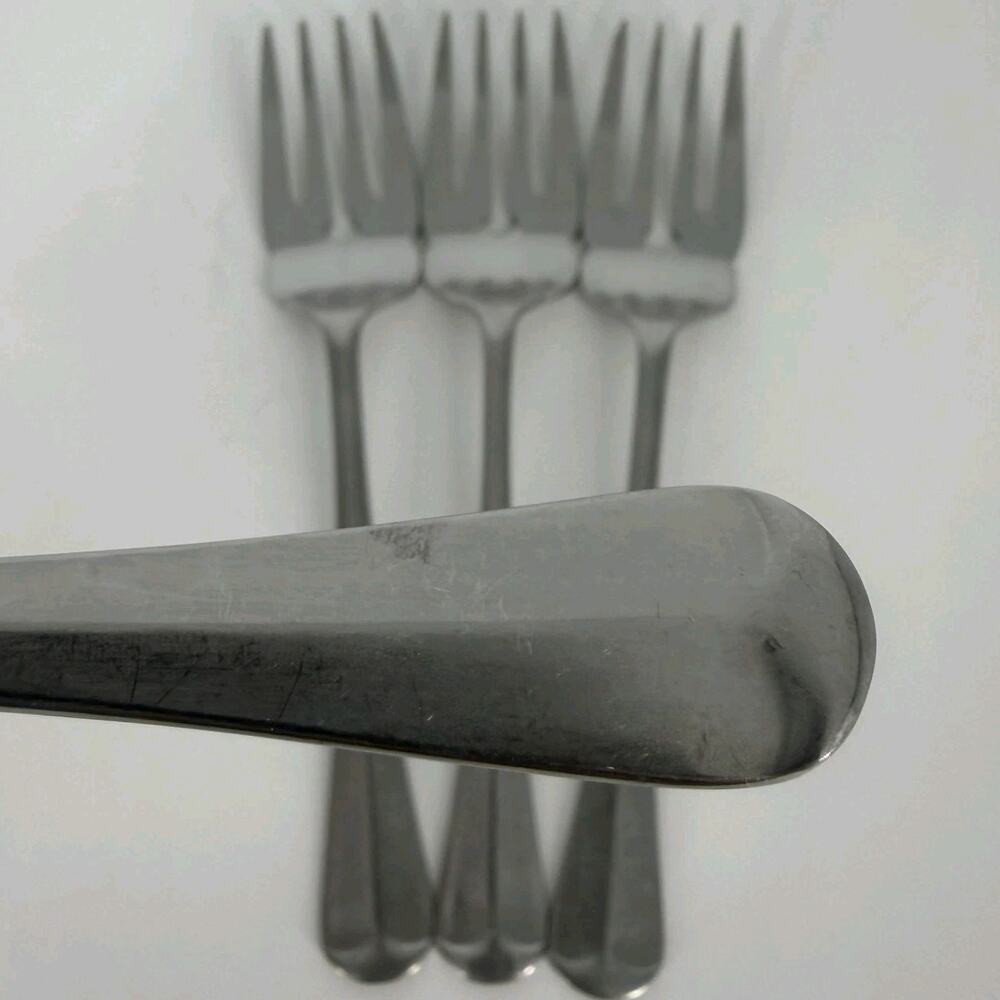 4X SF Cooper Bros QUEEN ANNE Stainless Salad Forks England